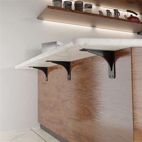 Heavy Duty Countertop Brackets, Welded Granite Countertop Support Shelf