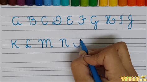 Letra De Mão Maiuscula - Caligrafia do Alfabeto - Letra de Mão Maiúscula - Aprenda Brincando ...