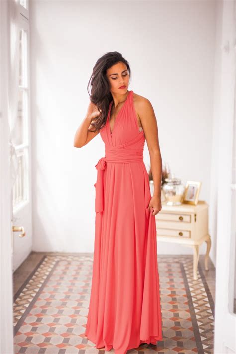Coral pink dress for wedding 60 photos - Astyledwedding.com