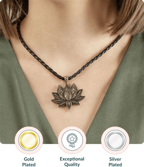 Renewal Lotus Flower Necklace – MindfulSouls