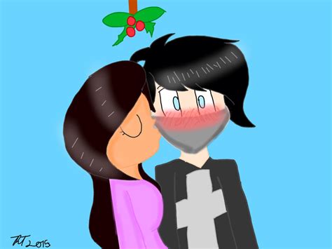 A kiss on the Cheek (Zane X Aphmau My Street) by MlpGravityFalls-FAN on ...