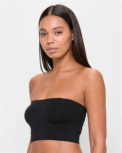 Smooth Hold Longline Bandeau - Ambra | Target Australia