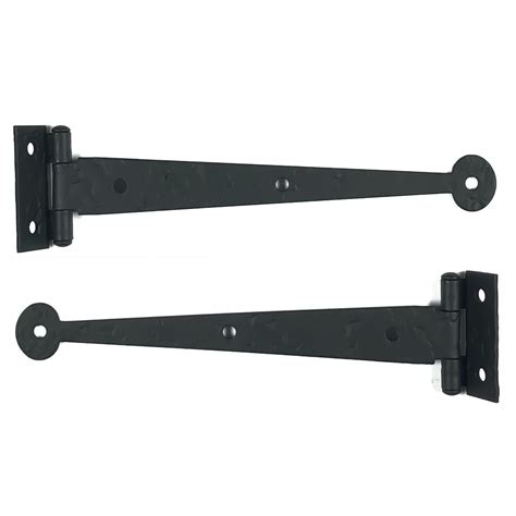 6" Rough Bean Cabinet Strap Hinge with 3/8" Offset , Pair