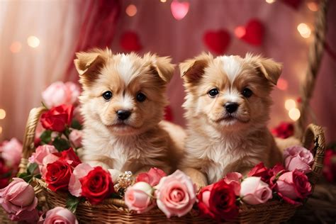 cute dog puppies  stock photo public domain pictures