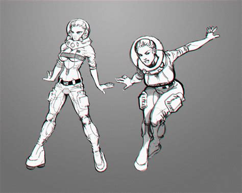 ArtStation - A Space Girl