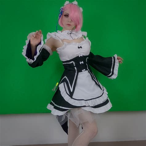 "[PHOTOSET] Your maid at your service | RAM cosplay" by Egilea from