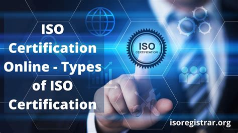 ISO Certification Online - Types of ISO Certification