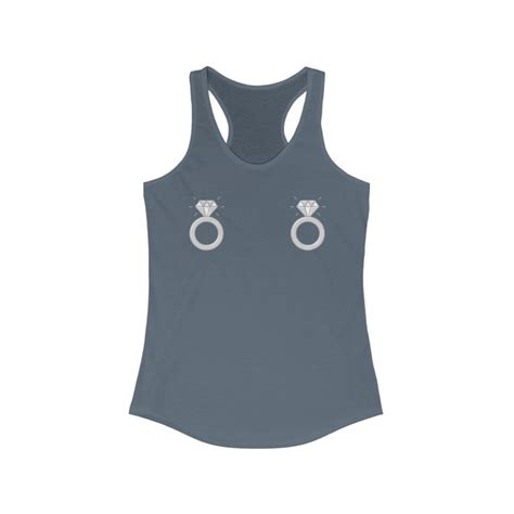 Bachelorette Put a Ring on Tit Tank Top Silver - Etsy