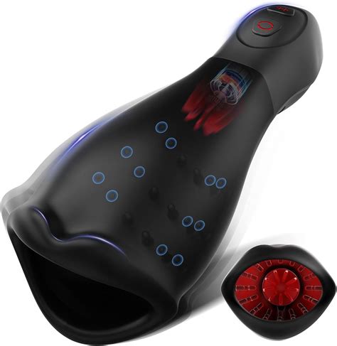 Elektrischer Masturbator Cup mit 10 Vibrations & 5 Stoß und