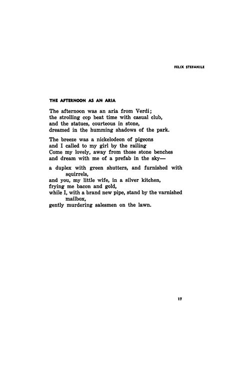 Aria Six Poem The Poetry Foundation