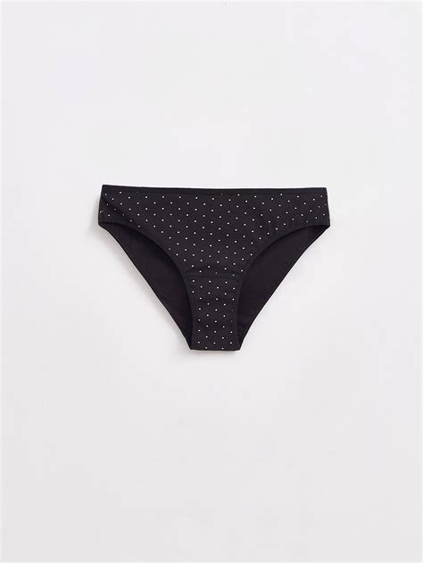 Купить трусы женские "бикини" PRINT DOTS LB 2546 black-cameo в интернет ...