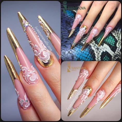 Конкурсные ногти | VK Crazy Nail Designs, 3d Nail Designs, Colorful ...