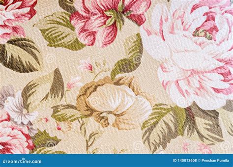 vintage floral fabric pattern stock photo image  leaf textile