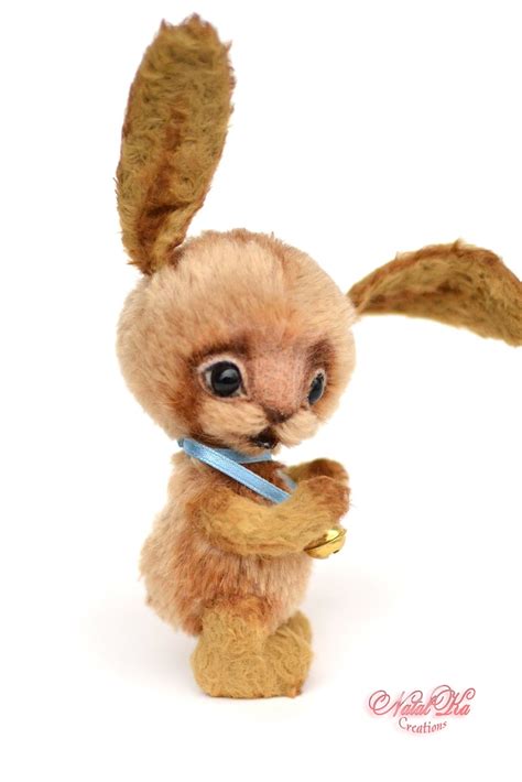 NatalKa Creations. Тедди с шармом : Тедди зайчик Зак. Teddy Hase Zak