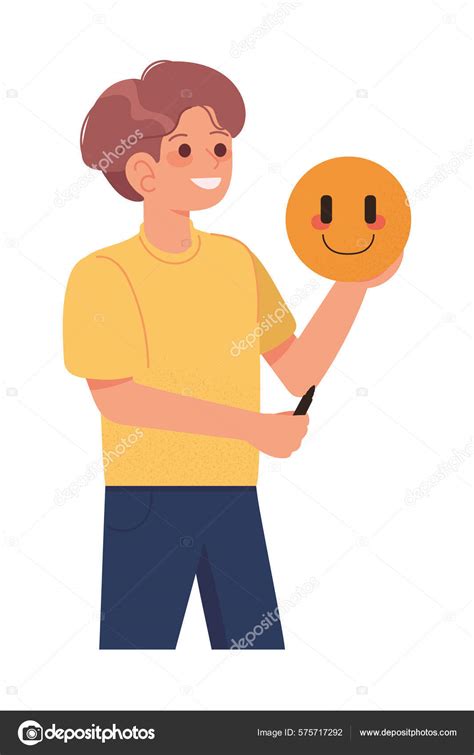 male smiley emoji icon stock vector image  stockgiu