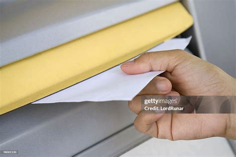 posting  letter high res stock photo getty images