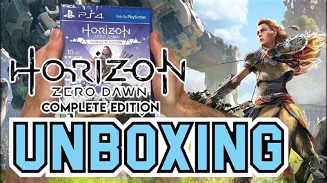 Horizon Zero Dawn Complete Edition (PS4) Unboxing !! - YouTube