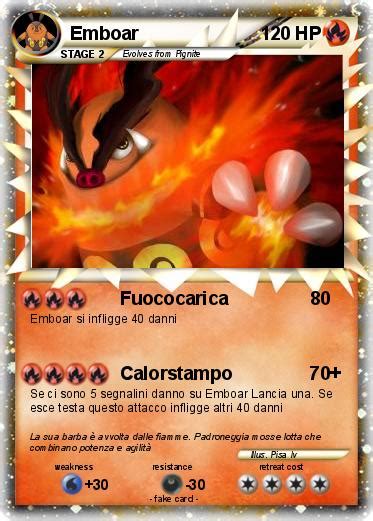 Pokémon Emboar 61 61 - Fuococarica - My Pokemon Card