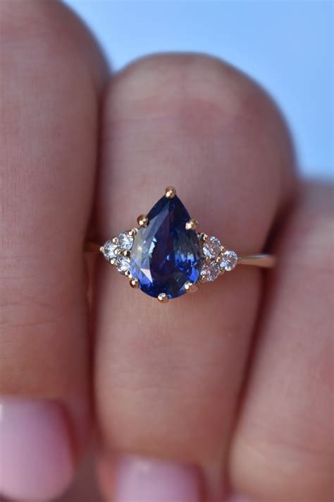 wedding rings with white sapphire 5
