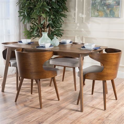 dudley  piece mid century dining set midcentury modern kitchen table