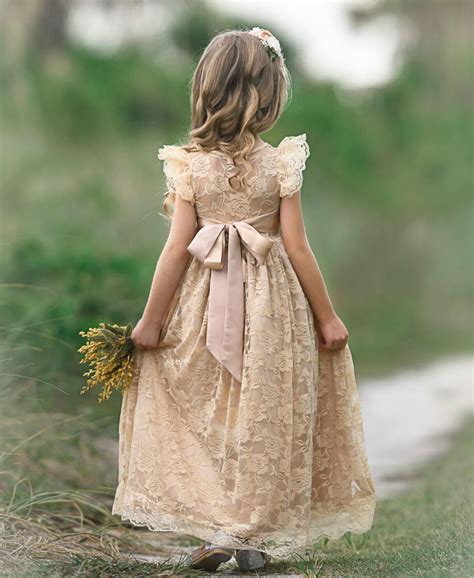 Lace Flower Girl Dressflower Girl Dresses Lace Baby - Etsy Canada ...