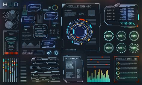 HUD and UI Set Elements, Sci Fi Futuristic User Interface, Tech and ...