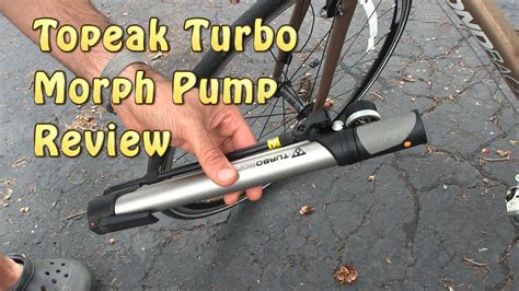 topeak turbo morph bike pump  gauge review youtube
