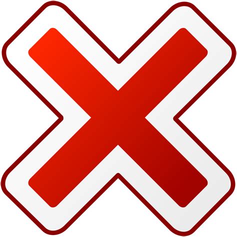 Free Cross Out Sign Transparent, Download Free Cross Out Sign ...