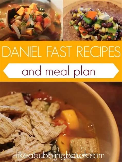 Daniel Fast Meal Plan With Recipes & PDF Download