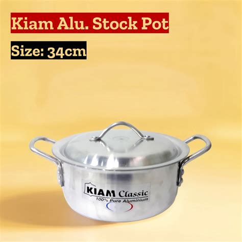 Kiam Classic Aluminium Stock Pot 34cm - Safemark Bangladesh | Share