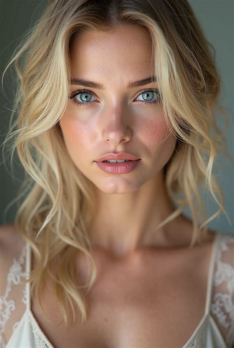 A close up of a woman with a very pretty face - SeaArt AI