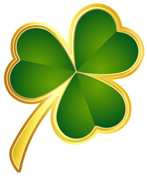 Printable Shamrock Clipart