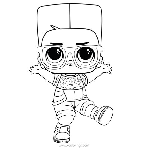 LOL Surprise Boys Coloring Pages Nightfall - XColorings.com