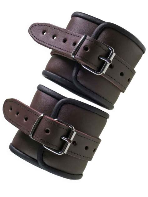leder fussfessel schwarzbraun cm diskret kaufen spextercom