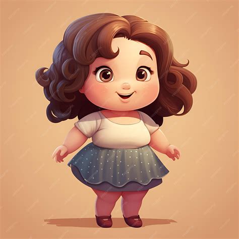 Premium AI Image | Ilustration Art Retro Style Chubby and Mischievous