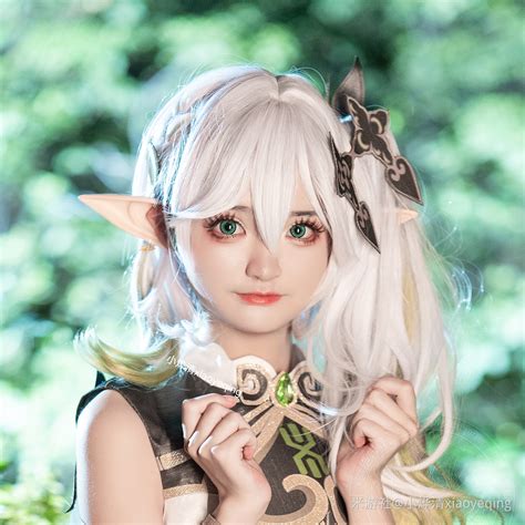 “又有心事吗？我来陪你一起想吧。”|《原神》纳西妲cos正片-原神社区-米游社