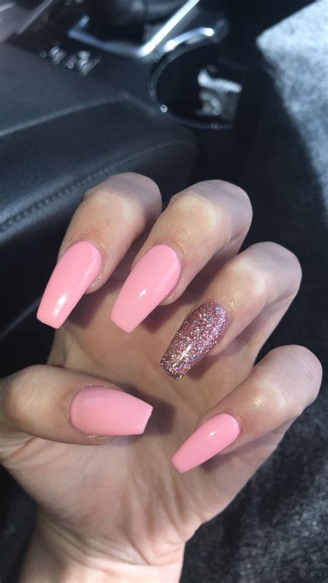 Acrylic Nails Coffin Shape