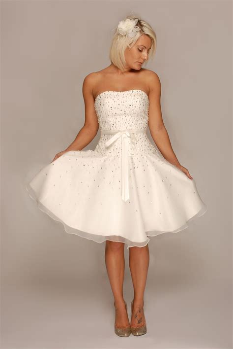 25+ Affordable Short Strapless Wedding Dresses | [A+] 146