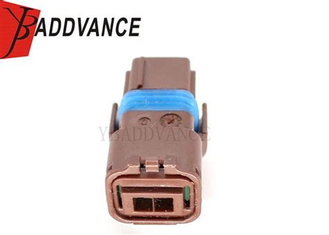 Brown 2 Pin FCI Electrical Connectors / Peugeot Electrical Connectors ...