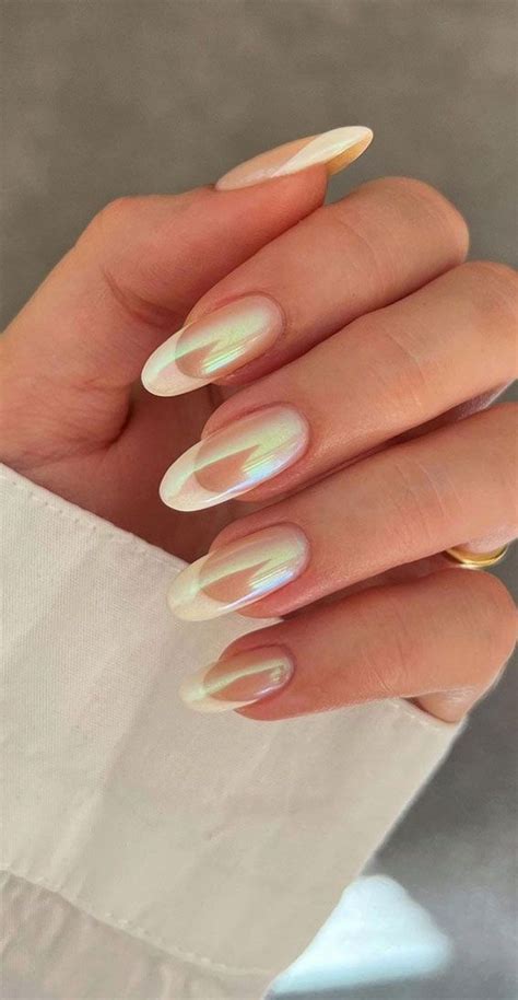 45 Glazed Donut Nails To Try Yourself : Chrome + French Tips | Gel ...