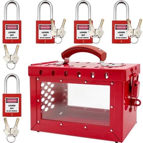 Amazon.com: SAFBY Kit de caja de etiquetado de bloqueo Caja de candado