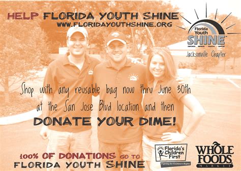 Donate Your Dime at Jacksonville Whole Foods - Florida Children First