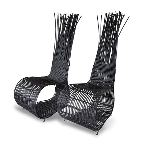 Full Rattan Chairs In Black – South of Market