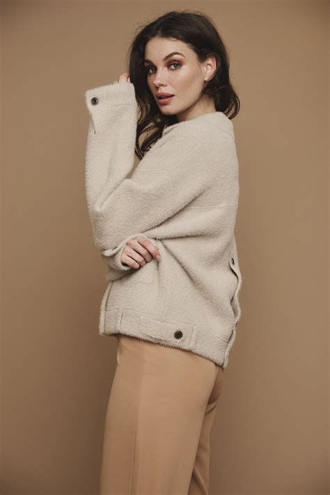 Rino & Pelle - Bubbly Boxy Jacket - Stone - Fantastisch