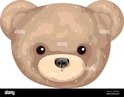cute face bear stock vector image art alamy