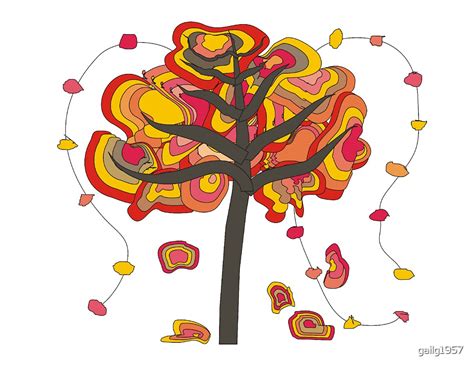 "Whimsical Fall Tree" by Gail Gabel, LLC | Redbubble