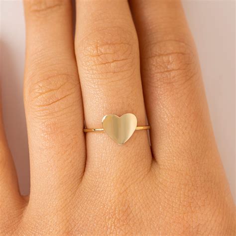 Handmade Personalized Heart Ring