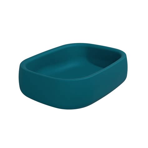 FLAMINIA BONOLA 60 BASIN COUNTER TOP FLAMINIA COLORS Matt petroleum