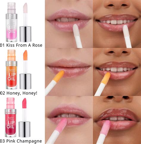 Масло для губ «Hydra kiss Lip Oil », тон 03 Pink champagne — Essence
