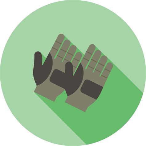 Gloves Flat Long Shadow Icon 11268795 Vector Art at Vecteezy